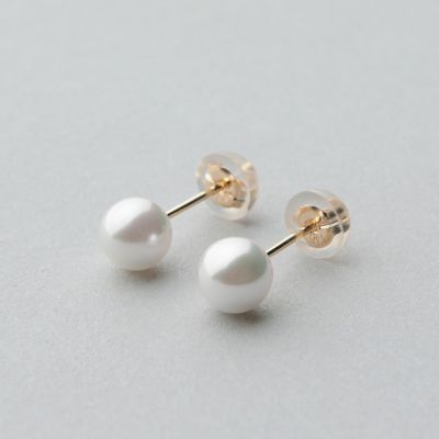 LUXE 南洋白蝶真珠 ピアス10mm PT900 | 南洋真珠ピアス・イヤリング