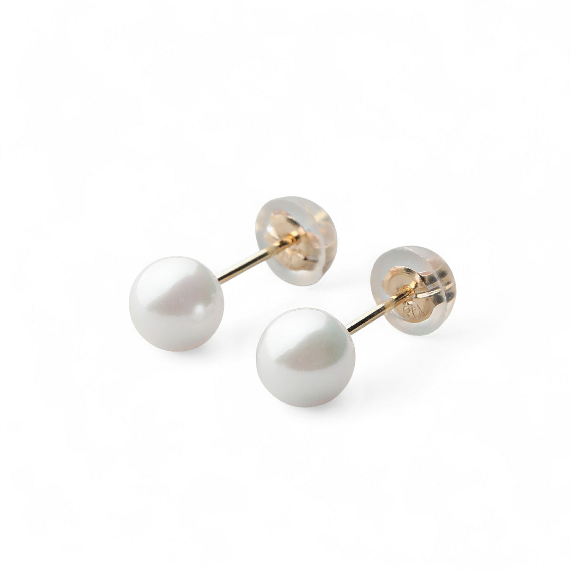 Carina あこや真珠 2粒ピアス5.5-6.0mm K14WG/K18YG | あこや真珠  