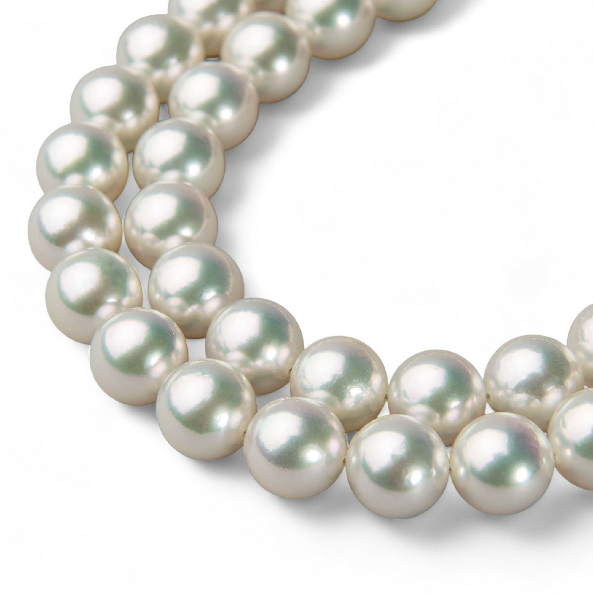 無調色 花珠真珠 ネックレス8.0-8.5mm -GOOD Quality- | GOOD Quality 