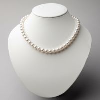 ひなまま　テリ最強　オーロラ天女　9-9.5mm 真珠　ネックレス オーロラ天女真珠ネックレス9.5-10mmグリーン干渉色特別セット