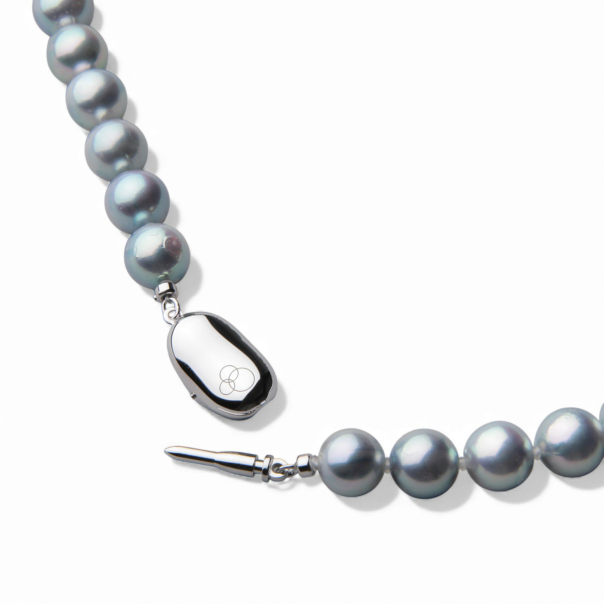 鑑別書付アコヤ真珠ブルーグレーネックレスセット 8.0〜8.5ミリ 高品質パール 鑑別書付アコヤ真珠ブルーグレーネックレスセット 8.0〜8.5ミリ 高品質