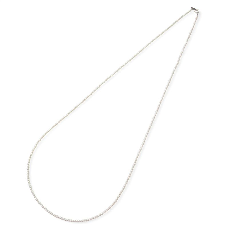 淡水真珠 ロングネックレス2.5-3.2mm　80cm