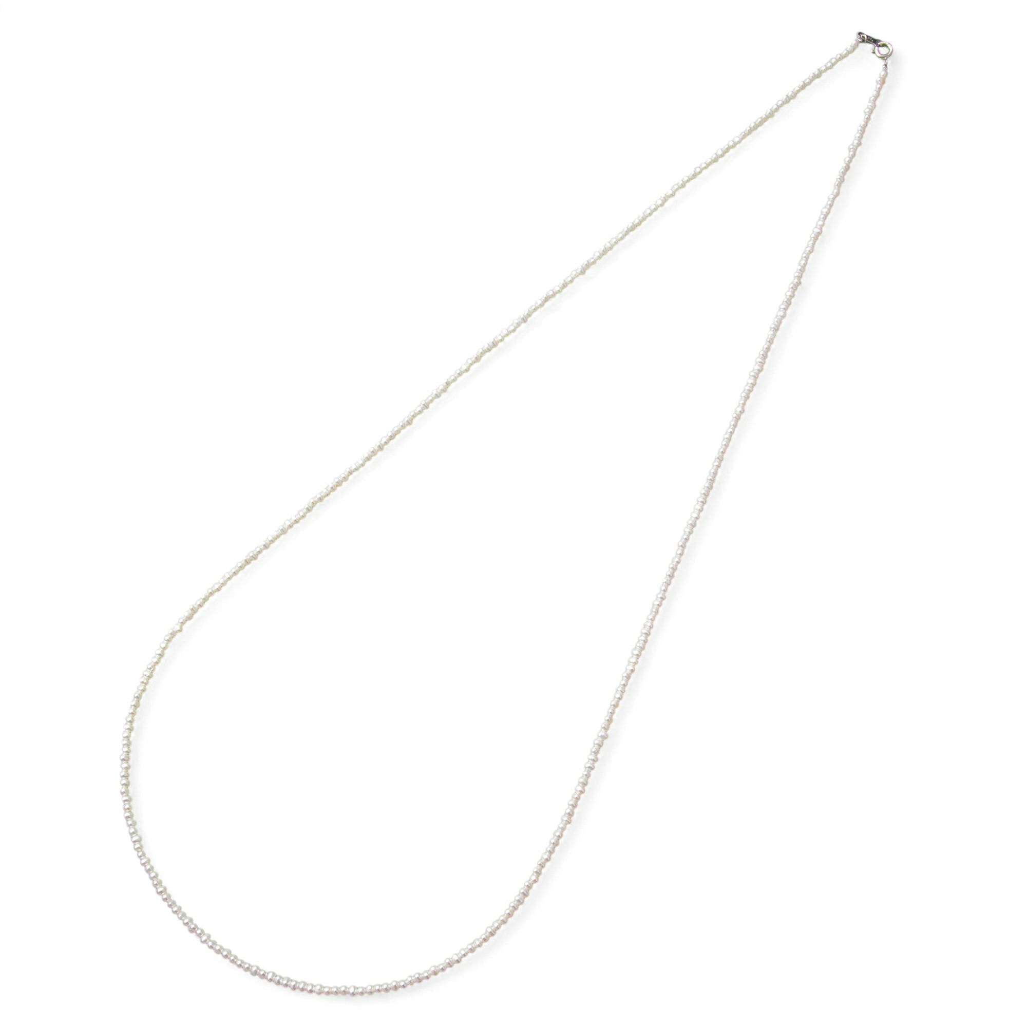 淡水真珠 ロングネックレス2.5-3.2mm　80cm