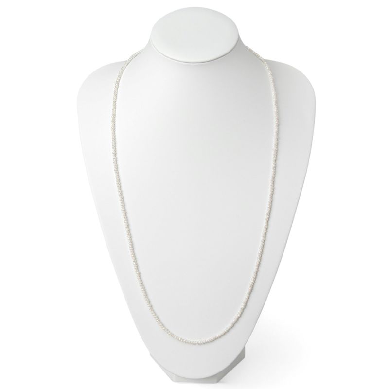 淡水真珠 ロングネックレス2.5-3.2mm　80cm