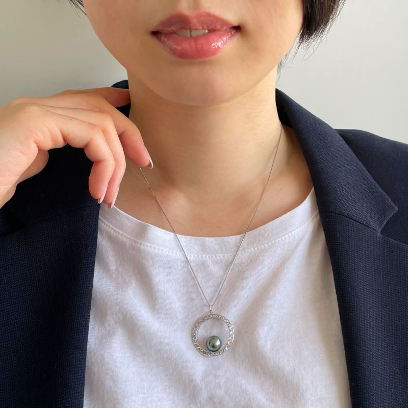 プラチナ900/K18青金コンビ アコヤ本真珠 ペンダントトップ ダイヤモンド付き あこやパール 18金 ゴールド 個性的 大きめ 大ぶり 高見え  日本製 : パール・珊瑚ジュエリー K.jewel - 通販 - Yahoo!ショッピング