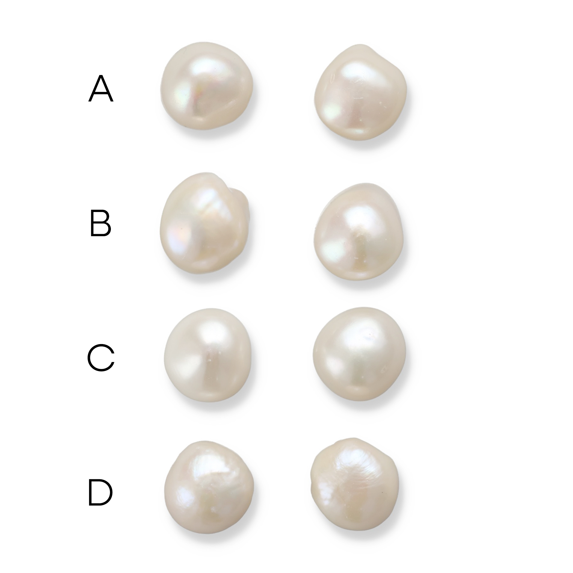 Unique+ 淡水バロック真珠 ピアス/イヤリング　11mmUP K18YG/SV925