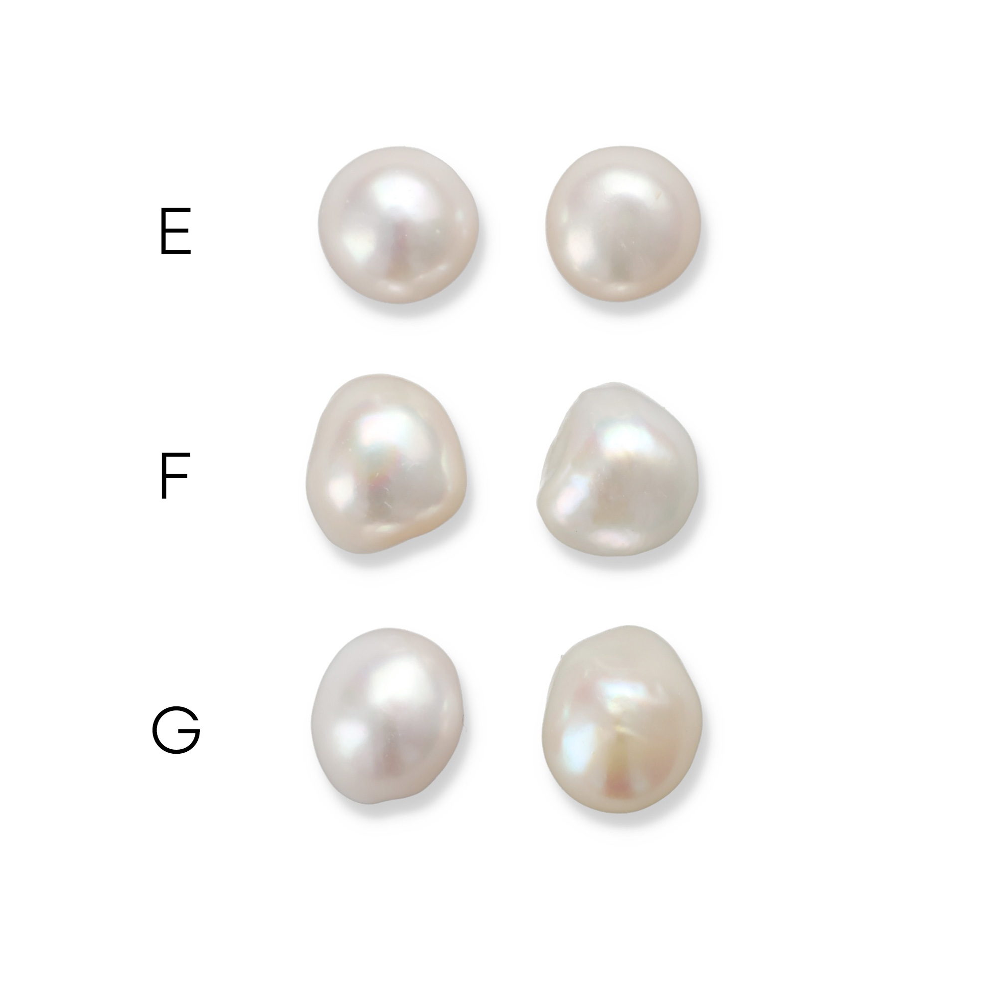 淡水真珠 大粒バロックパール 選べるパールピアス イヤリング ～unique(ユニーク)～ ホワイト系 12-13mm A～BC  K18（本真珠）[n2]（トレンド おしゃれ　カジュアル 大珠）