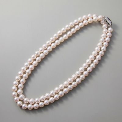 あこや真珠 ロングネックレス8.0-8.5mm 80cm | 8.0-9.0mm