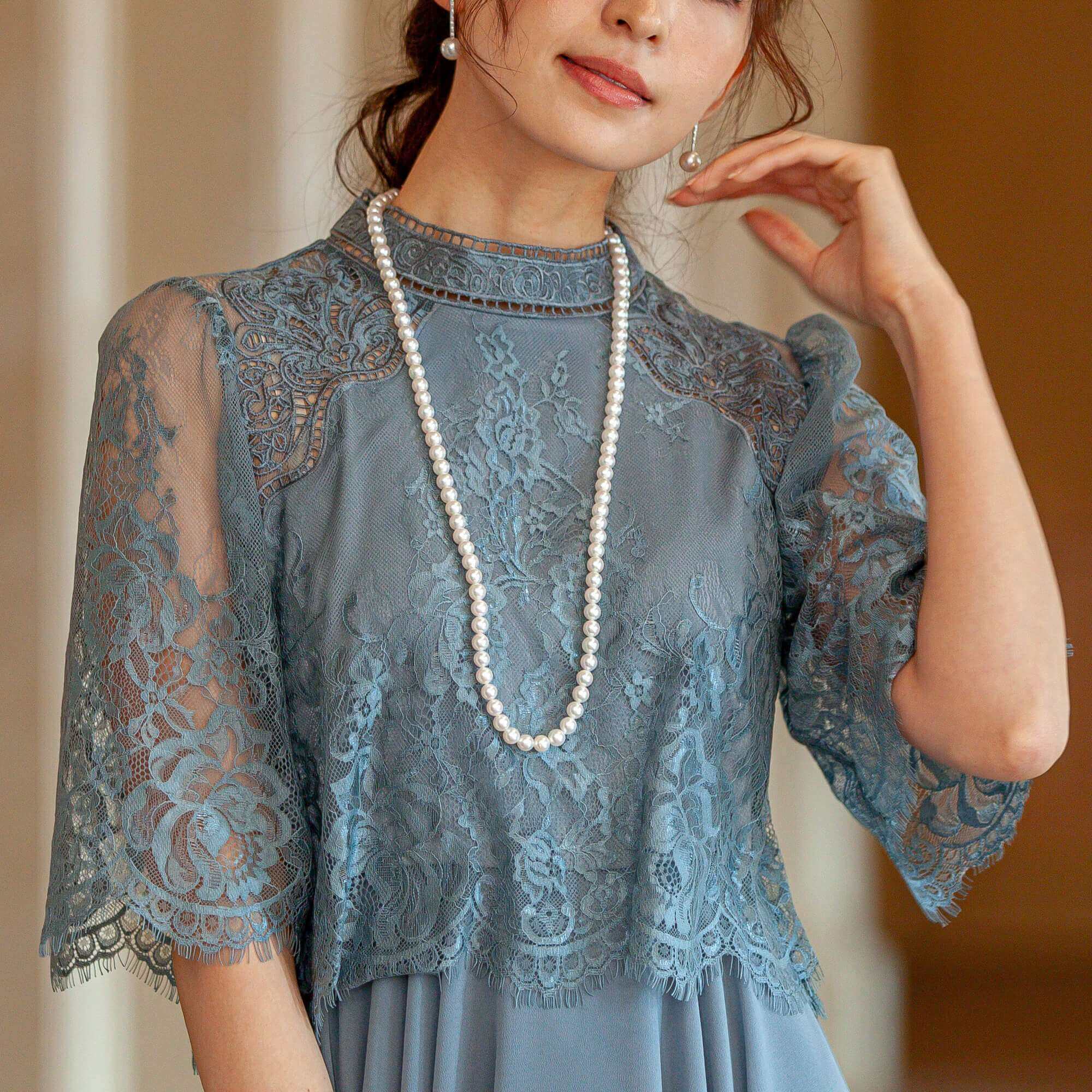 あこや本真珠 ロングパールネックレス パールホワイト系 8.0-8.5mm [80cm ロング] BBB～C  ラウンド ビーンズクラスプ（silver）シルバー（アコヤ本真珠 入学式　結婚式 パーティ フォーマル）[n2]