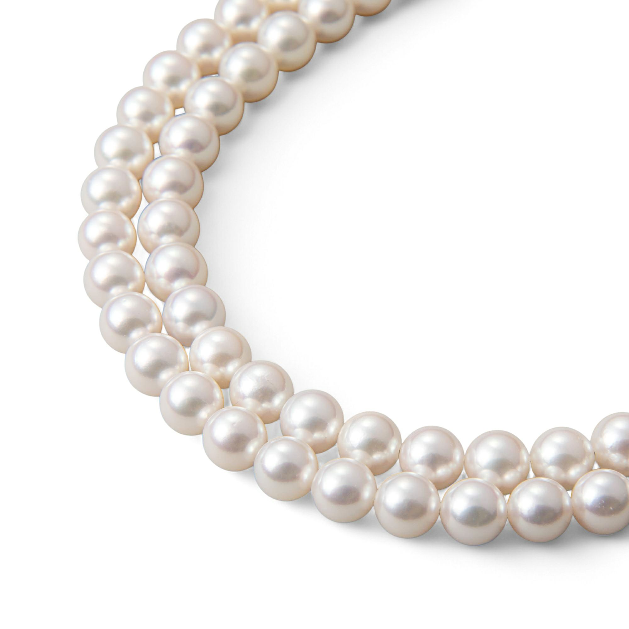 あこや真珠 ロングネックレス7.0-7.5mm 60cm | 7.0-8.0mm 