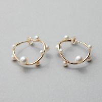 enSTYLE 淡水真珠 ピアス2.5-5.0mm K10YG | 淡水真珠ピアス・イヤリング