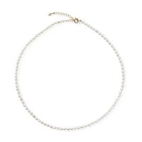 淡水ベビーネックレス　ライス　3.0-3.5mm