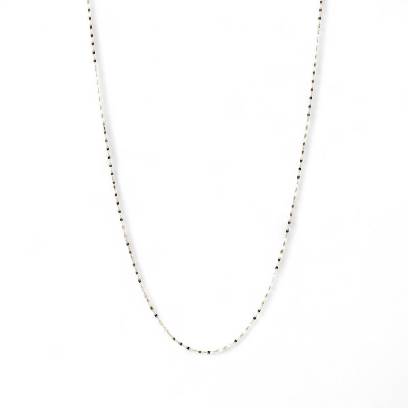 ペタルチェーン 70cm ロングネックレス K10WG/K10YG/K10PG ゴールド（アジャスター環付き/60cmに調整可） [n3]（ロングチェーン ロングネックレス トレンド チョーカー 重ねづけ おしゃれ インスタ映え）