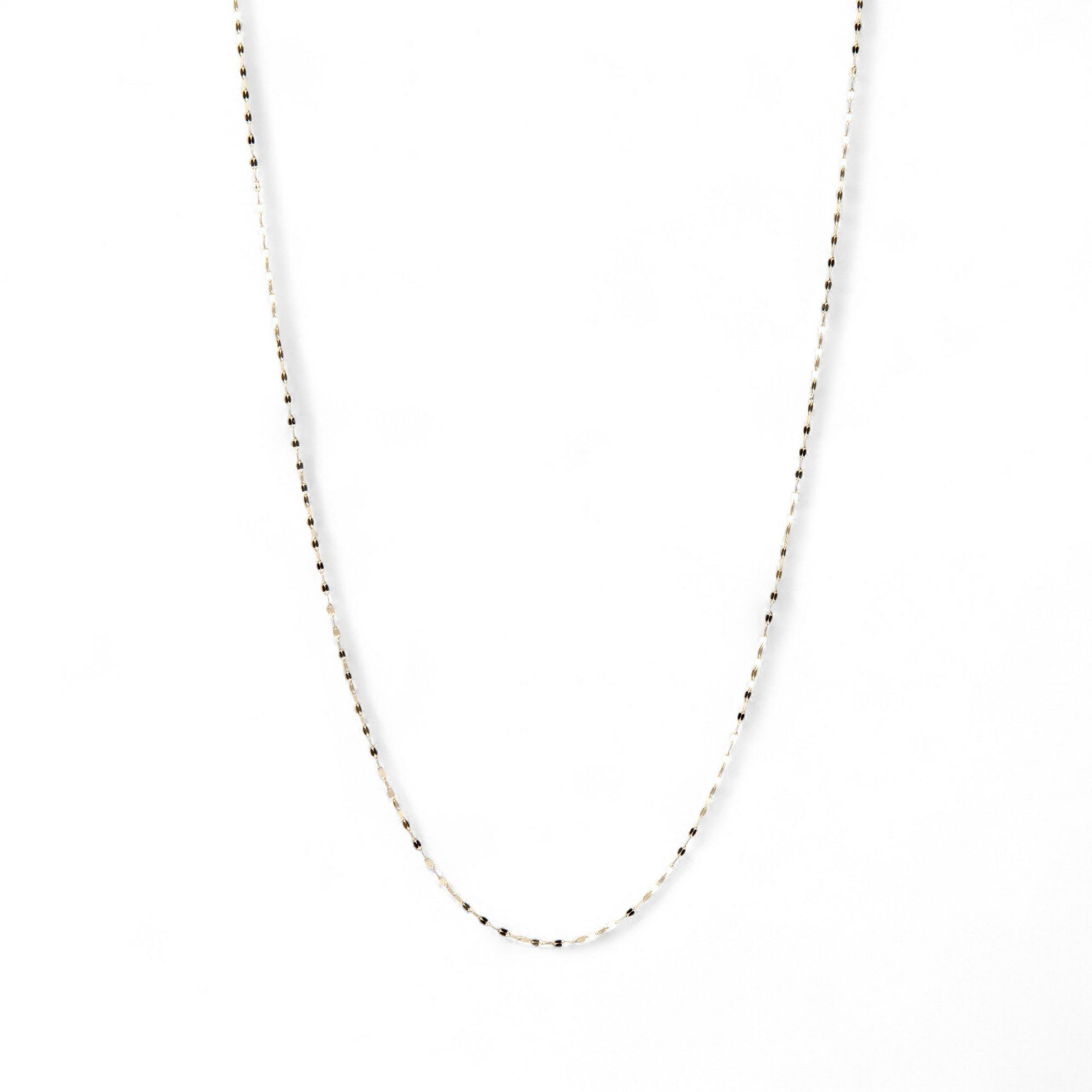 ペタルチェーン 70cm ロングネックレス K10WG/K10YG/K10PG ゴールド（アジャスター環付き/60cmに調整可） [n3]（ロングチェーン ロングネックレス トレンド チョーカー 重ねづけ おしゃれ インスタ映え）