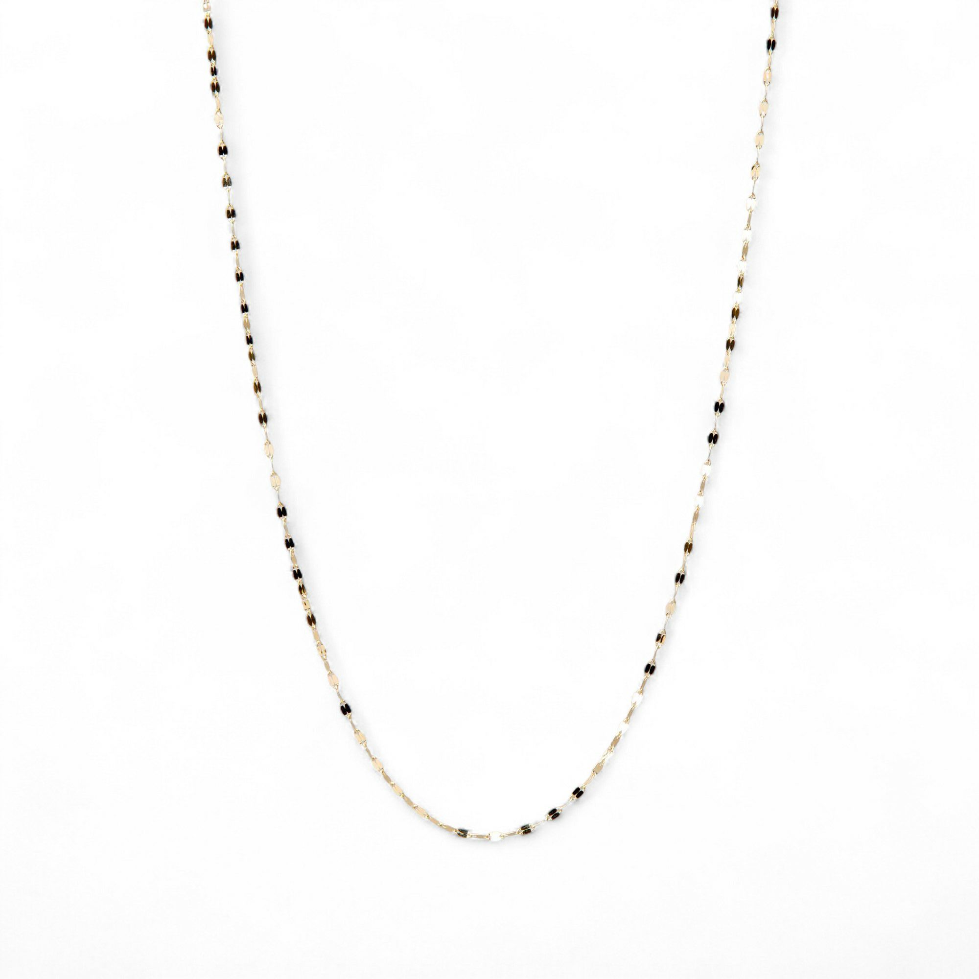 ペタルチェーン ネックレス 45cm K10WG/K10YG/K10PG ゴールド（アジャスター環付/40cmに調整可） [n3]（トレンド チョーカー 重ねづけ おしゃれ インスタ映え）