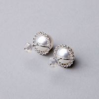 LUXE あこや真珠 ピアス9.0-9.5mm K18WG/K18YG | あこや真珠