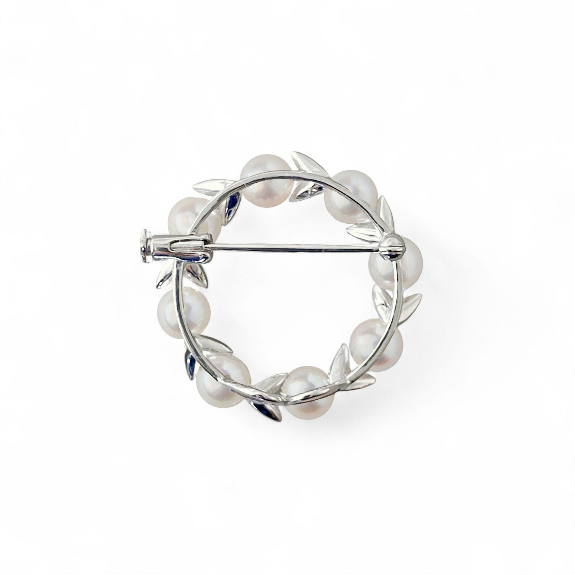 あこや真珠 ブローチ5.5-6.0mm　SV925 サークル