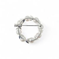 あこや真珠 ブローチ5.5-6.0mm SV925 サークル | パールブローチ