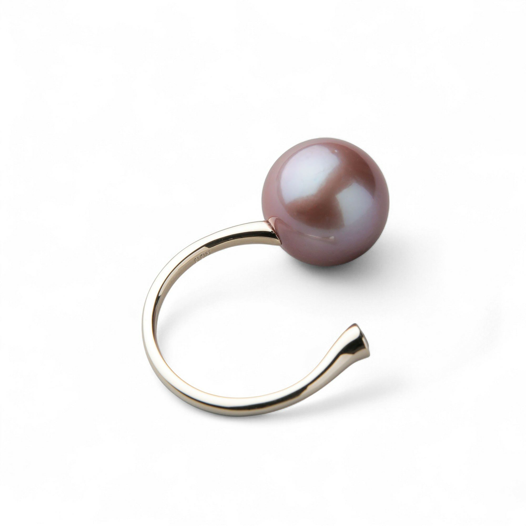 Mauvette 淡水真珠 リング12mmUP K18YG