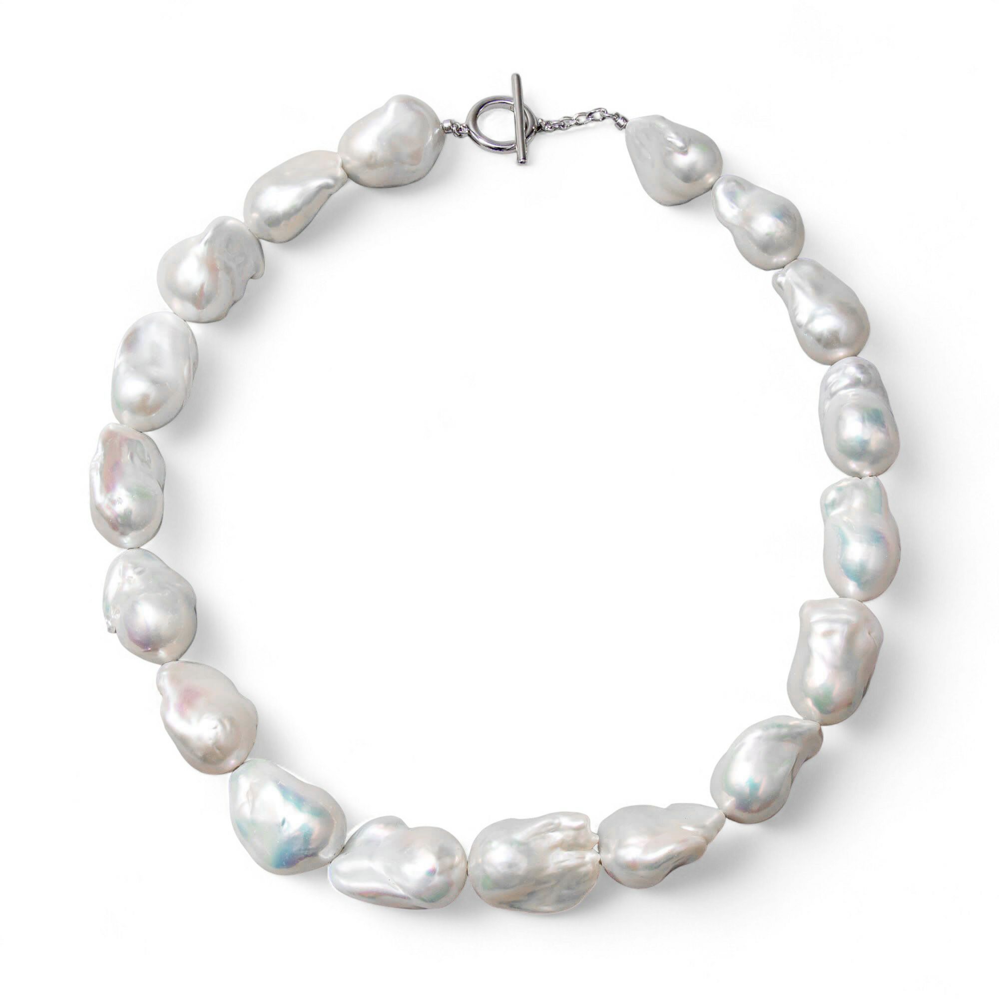 淡水バロック真珠 ネックレス15-18mm -Unique+- | 淡水真珠ネックレス 