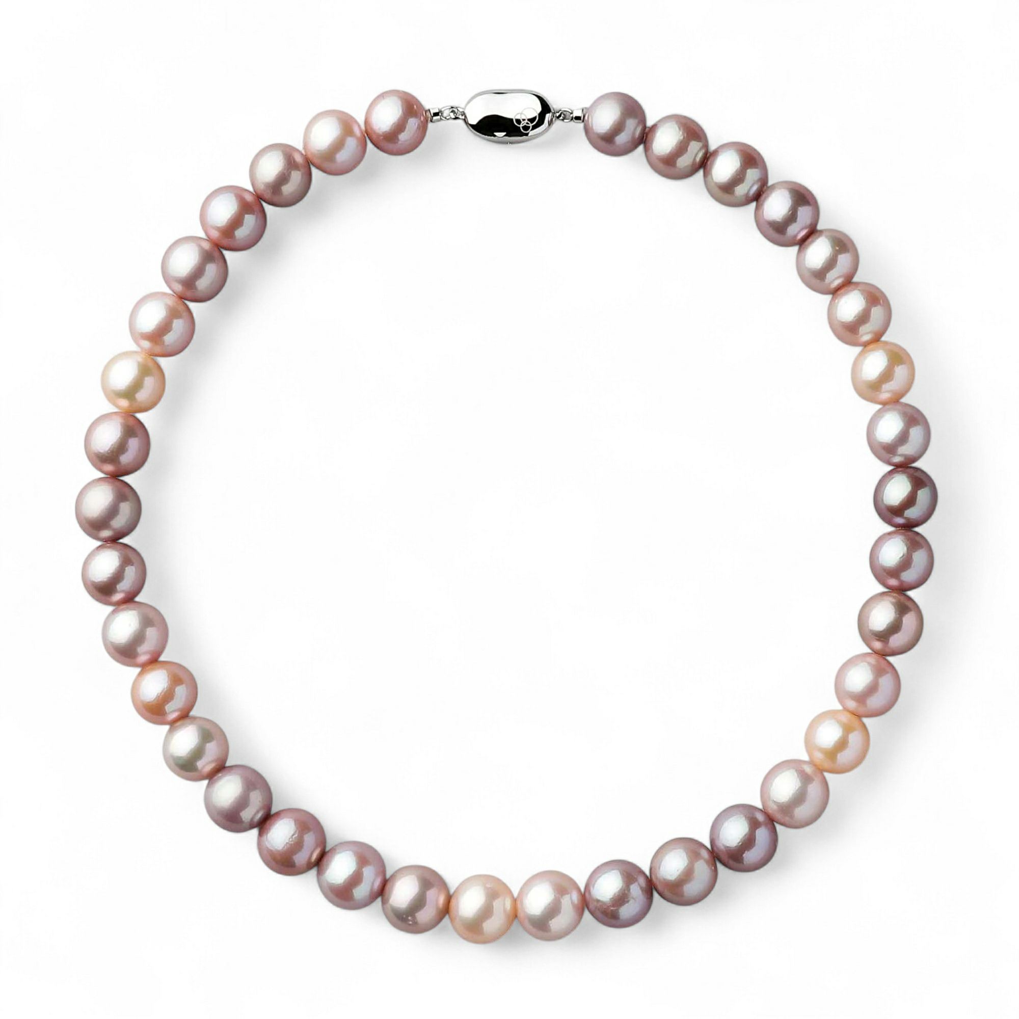 淡水真珠 ネックレス11-12mm -Mauvette-