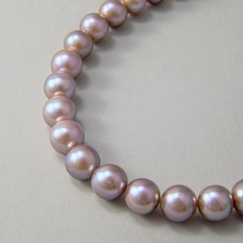 淡水真珠 ネックレス11-12mm -Mauvette- | 淡水真珠ネックレス