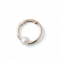 あこや真珠5.5mm イヤカフ/リングイヤリング K10YG