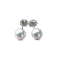 【未使用品】天然アコヤ真珠7.5㎜　pt900 ピアス 楽天市場】【WEB限定】あこや真珠 ピアス イヤリング 7.0-7.5mm