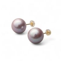 WEB限定】Mauvette 淡水真珠 ピアス 12mmUP K18YG | 淡水真珠ピアス