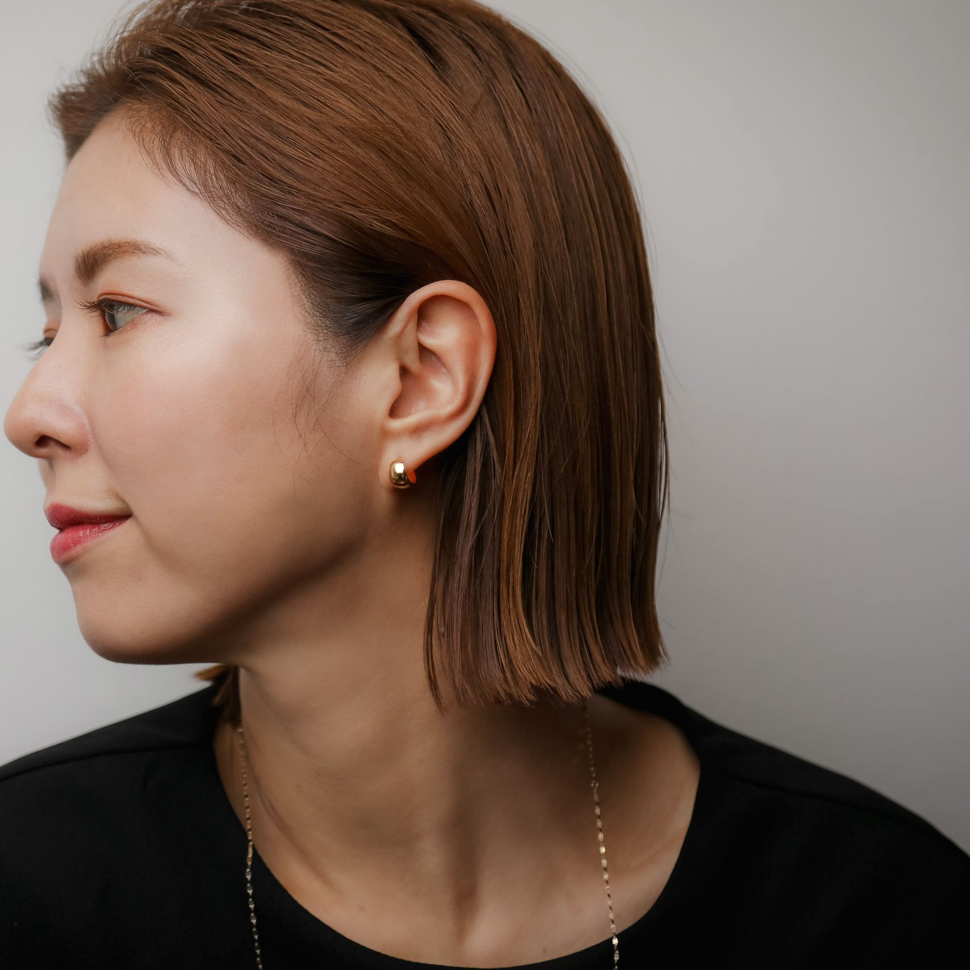 フープピアス K18