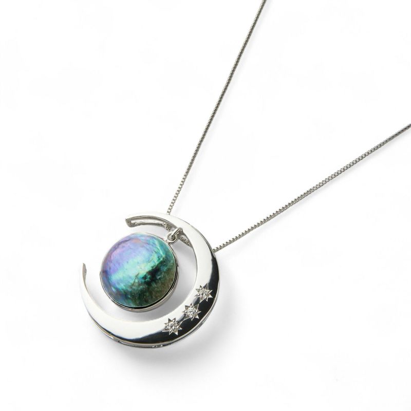 アワビ真珠　ペントップ　11mmUP WG クレセント