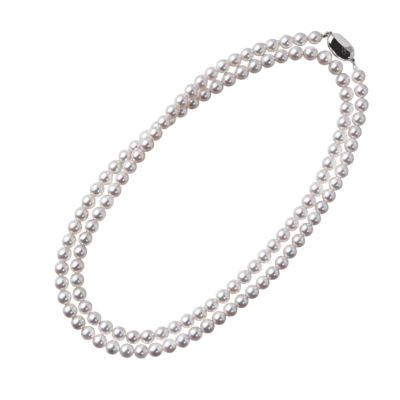 オーロラ天女 ロングネックレス　6.5-7.0mm　80cm