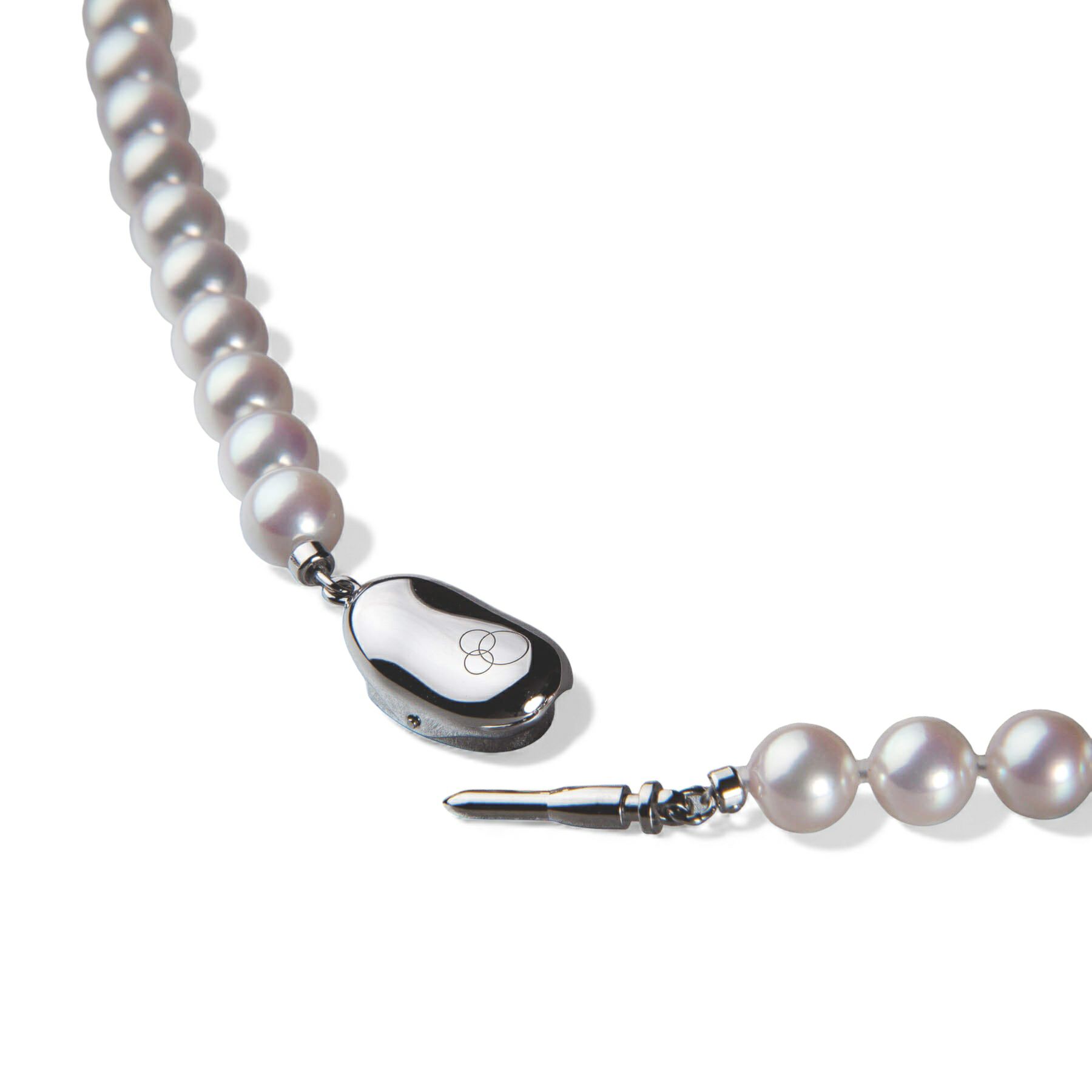 オーロラ天女 ロングネックレス　6.5-7.0mm　80cm