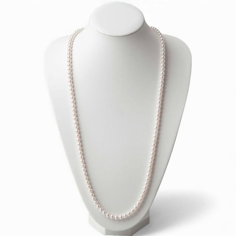 オーロラ天女 ロングネックレス　6.5-7.0mm　80cm
