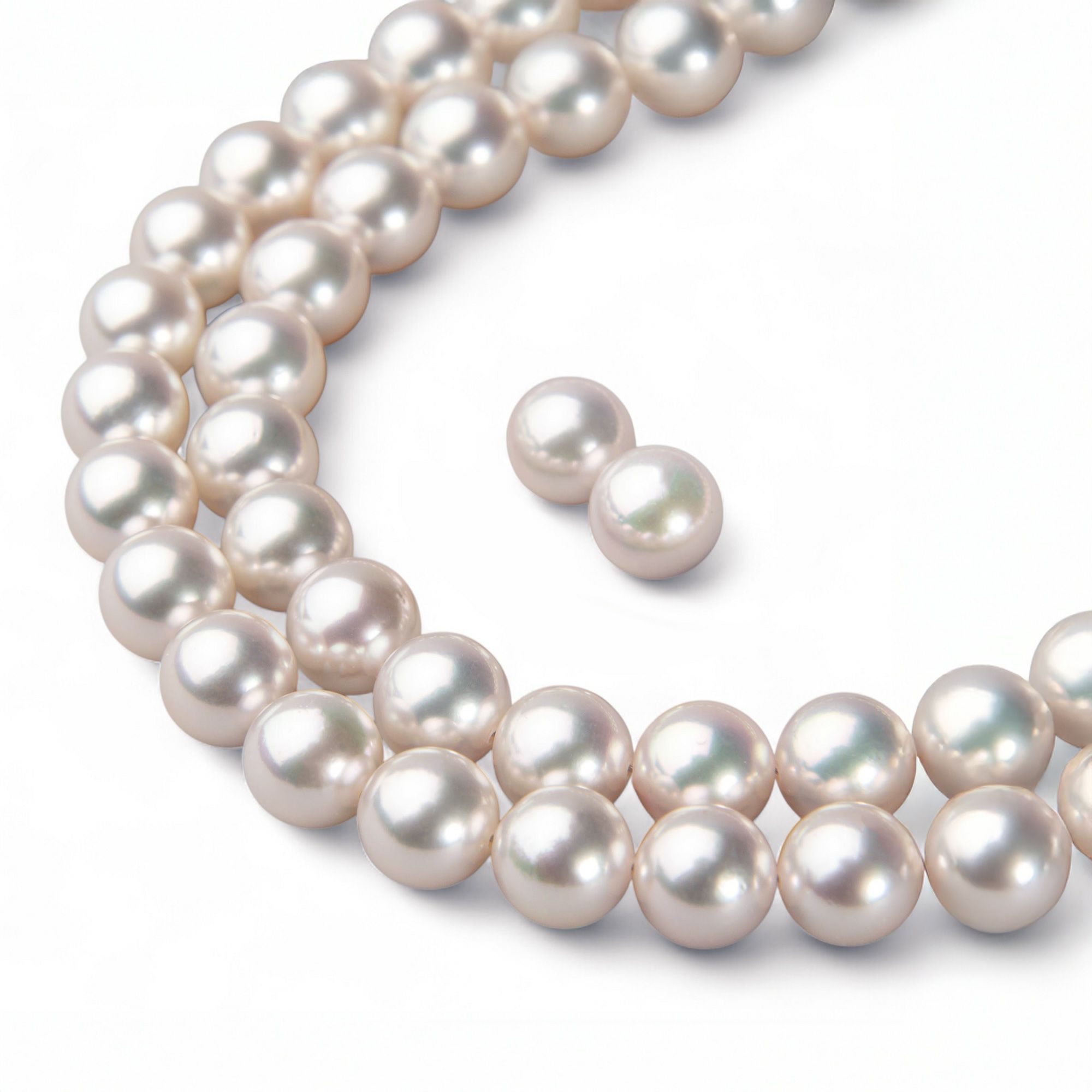 花珠真珠 ネックレスセット6.0-6.5mm -GOOD Quality-