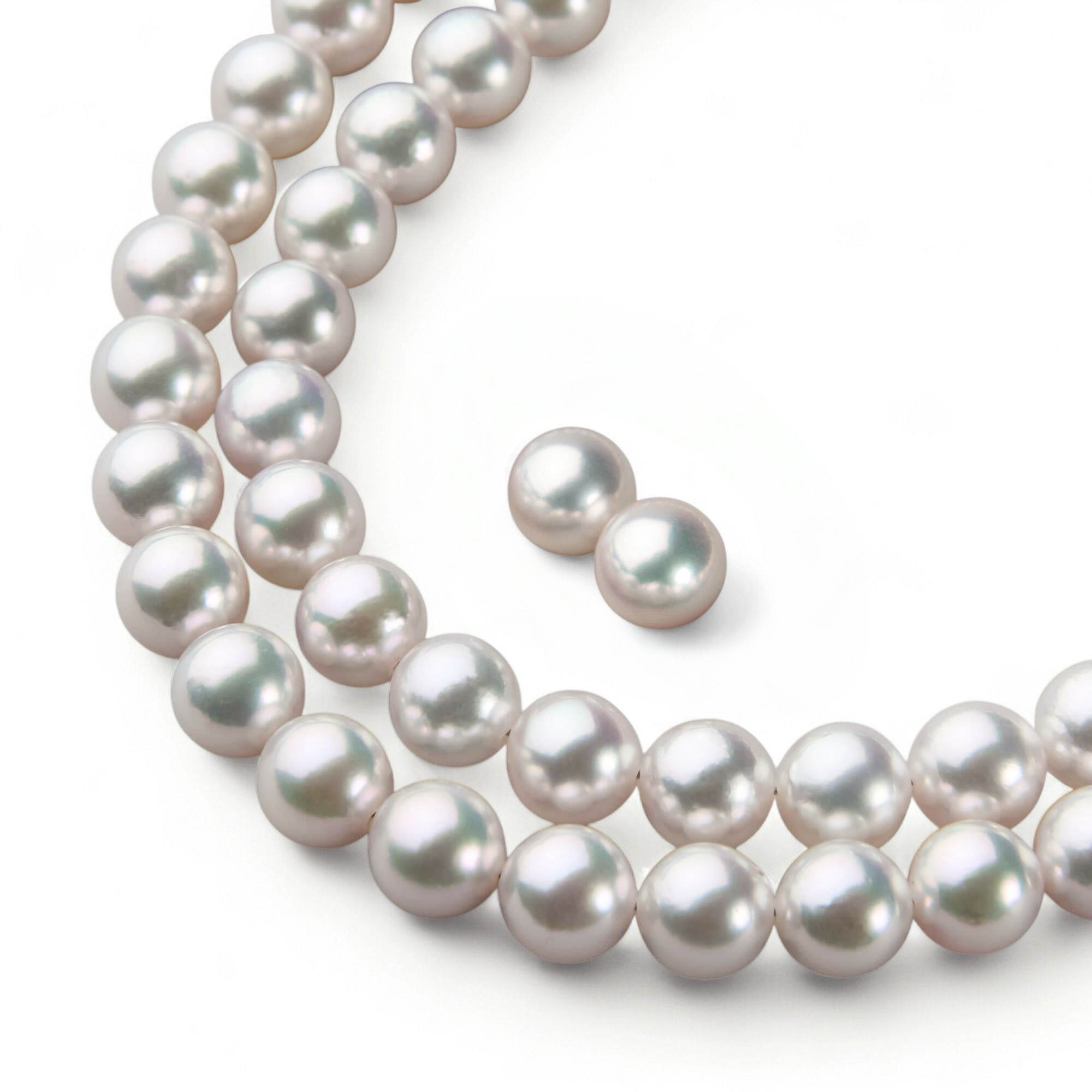 花珠真珠 ネックレスセット6.0-6.5mm -HIGH Quality-