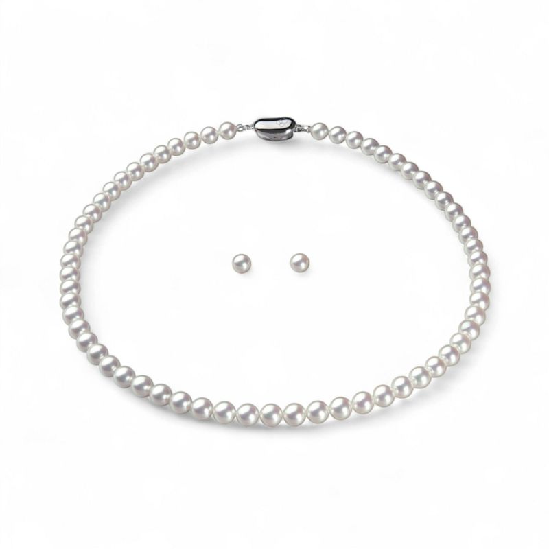 花珠真珠 ネックレスセット6.5-7.0mm -TOP Quality-