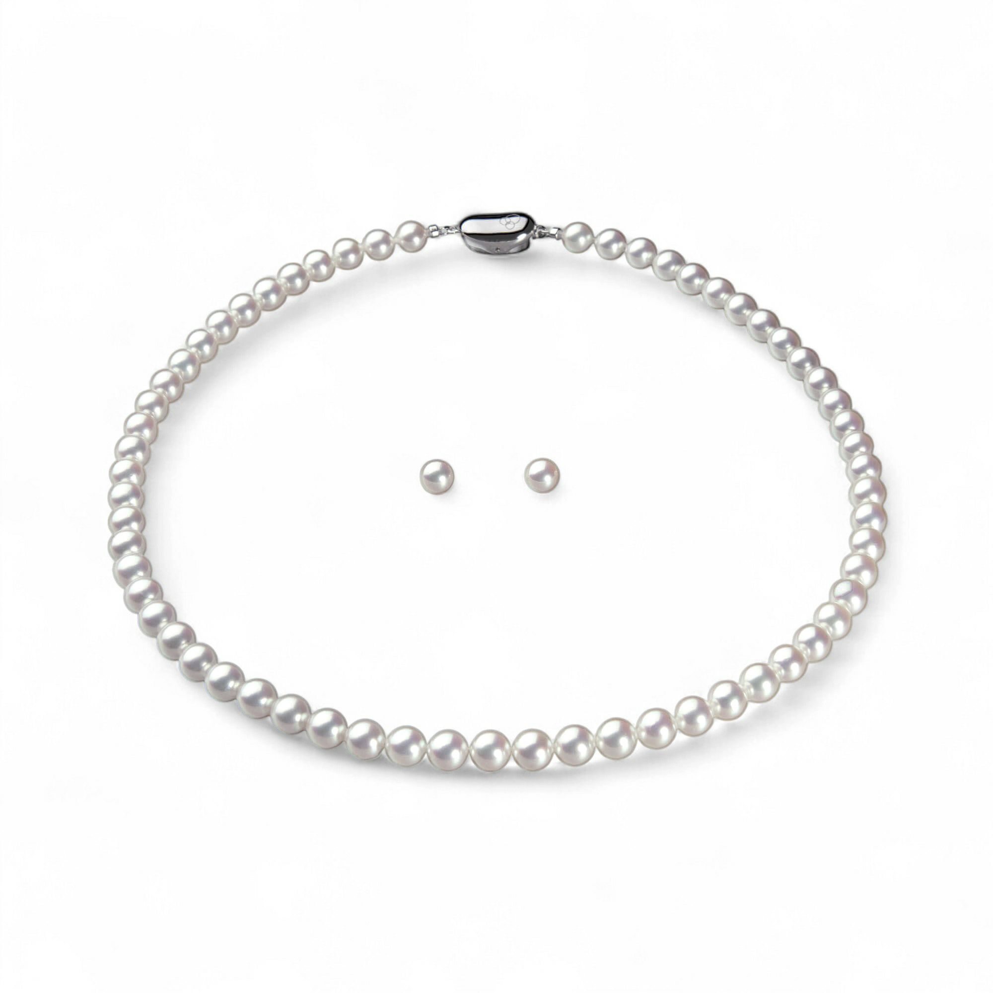 花珠真珠 ネックレスセット6.5-7.0mm -TOP Quality-