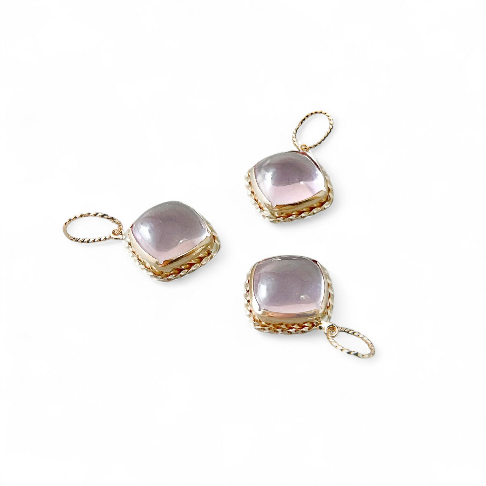 チャームペントップ　アメジスト