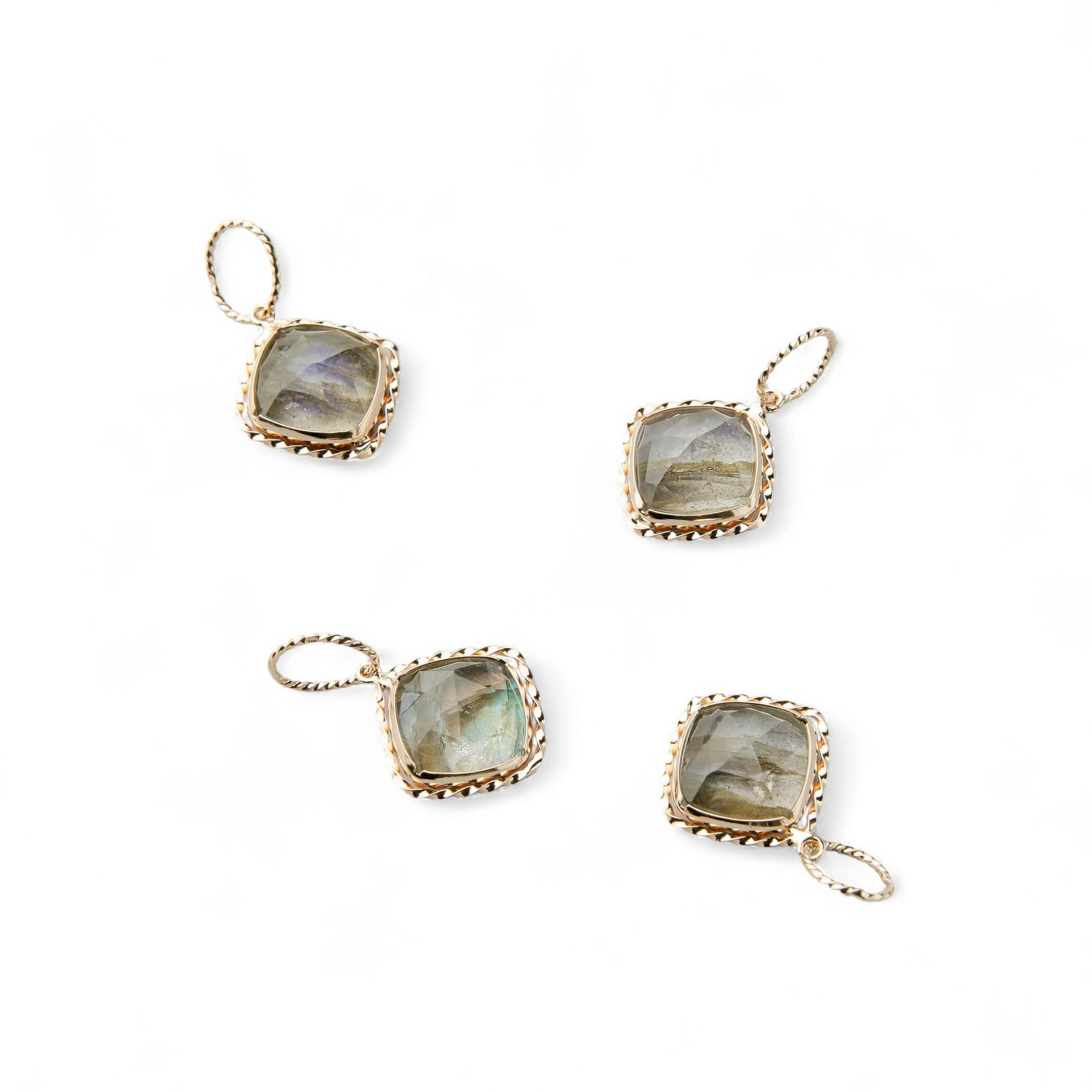 チャームペントップ　ラブラドライト