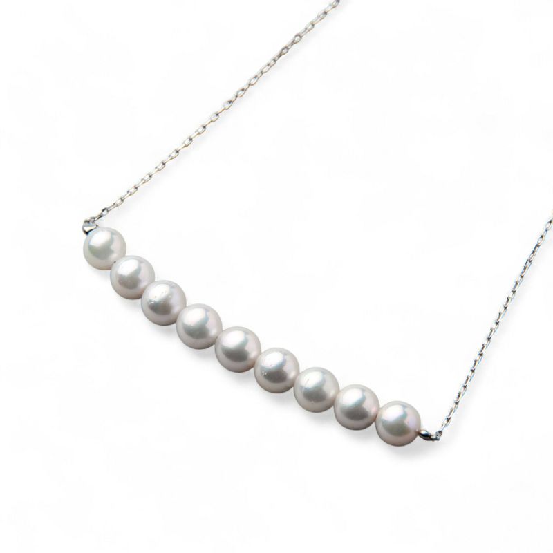 WEB exclusive] SMILEY Akoya pearls Pendant Necklace