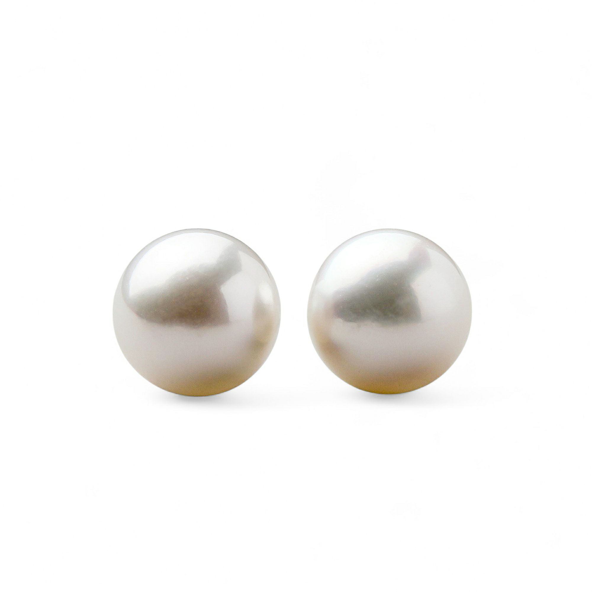 LUXE あこや真珠 ピアス9.0-9.5mm PT900/K18YG