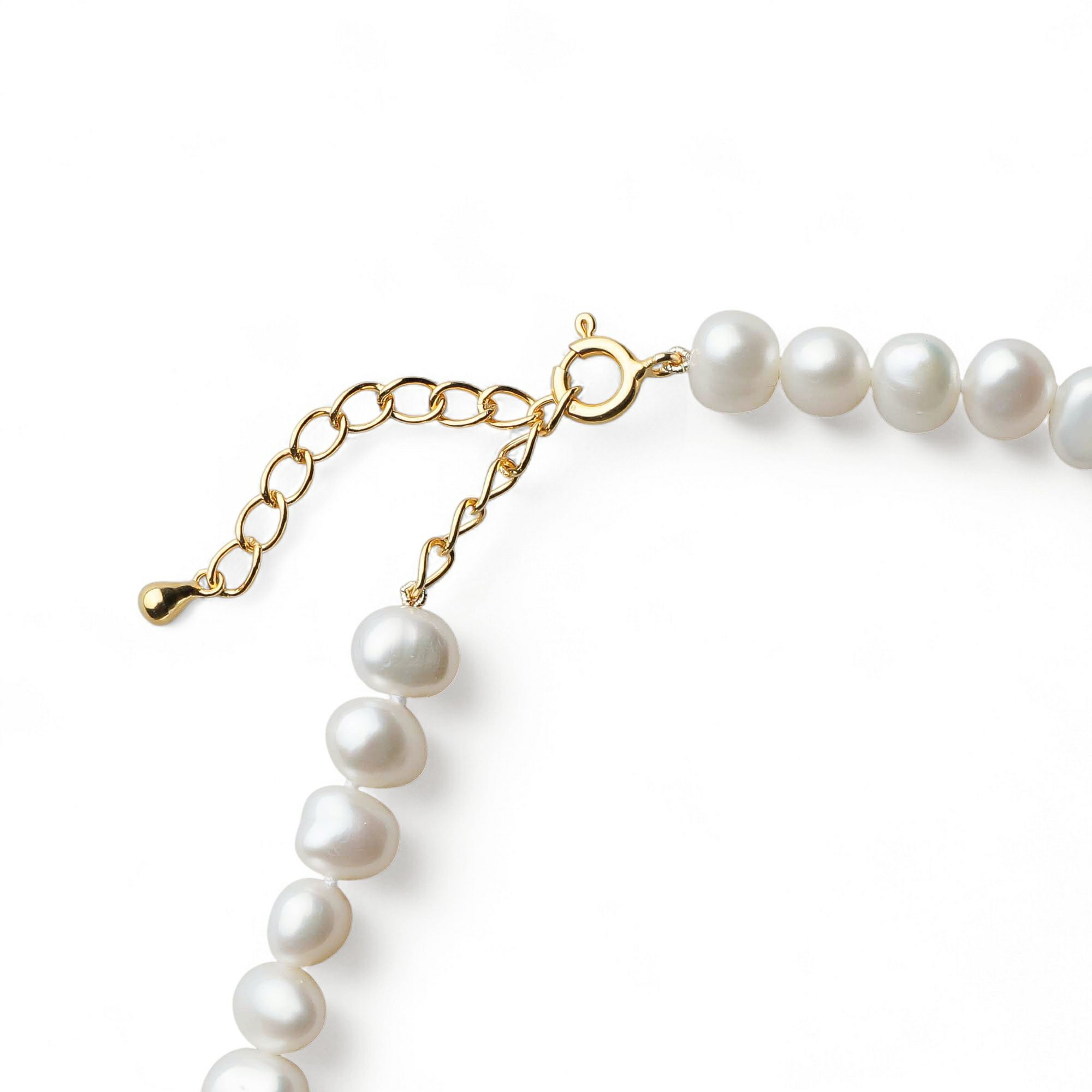 淡水バロック真珠 ネックレス7-8mm -Unique+-