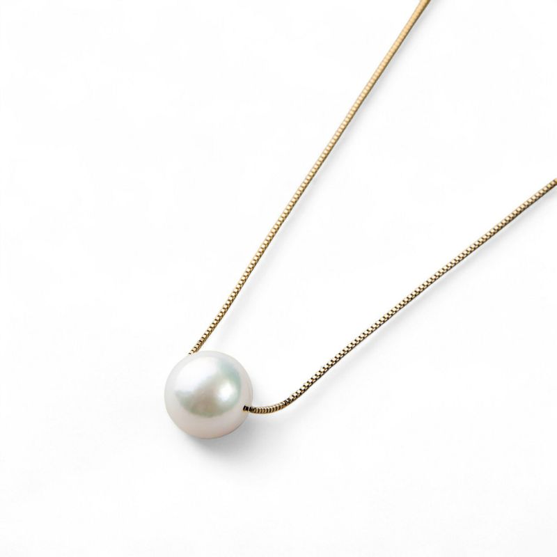 あこや真珠 1粒ペンダント &タイバー セット(A)