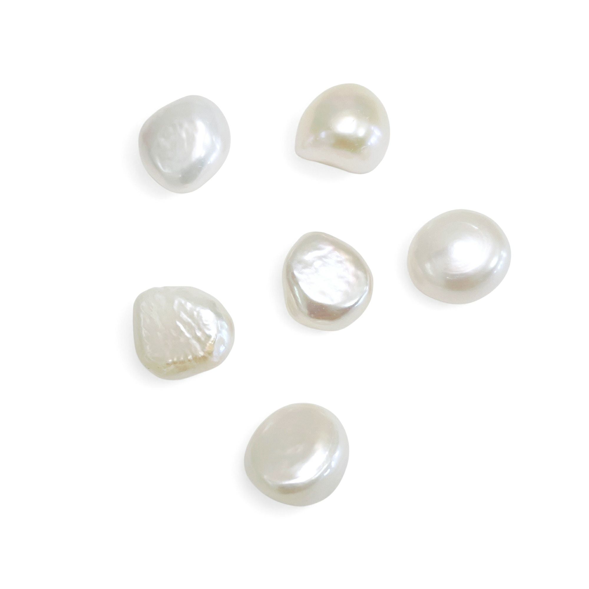 Unique+ 淡水真珠 チェーンブレスレット　12mmUP SUS316L GP