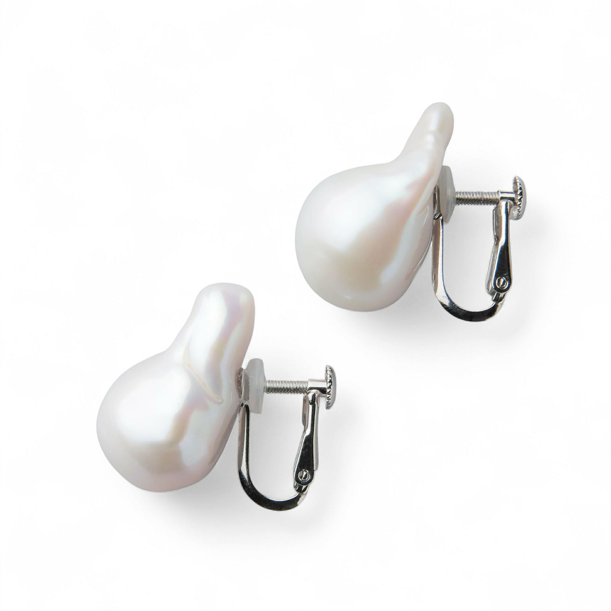 Unique+ 淡水真珠 ピアス/イヤリング 12mmUP K18YG/SV925 オイスター  