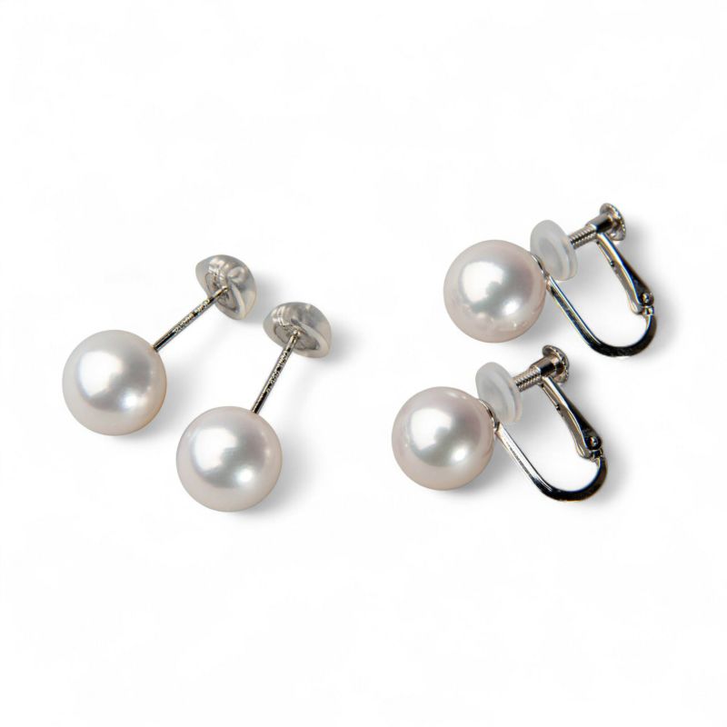 花珠真珠 ネックレスセット8.0-8.5mm -HIGH Quality plus-