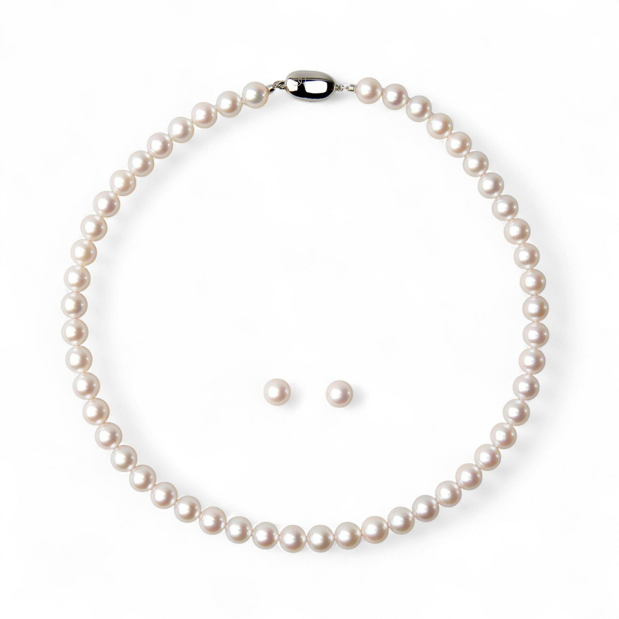 あこや真珠 ネックレスセット8.0-8.5mm -準花珠-