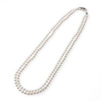 淡水真珠 ショルダーストラップ　6.5-7.0mm 130cm