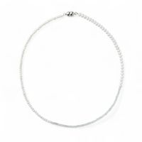 淡水真珠×オパール ネックレス　2.5-5.0mm ミックス